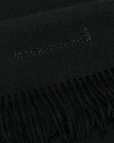 Bufanda con bordado con estampado de cachemira Mackintosh negro