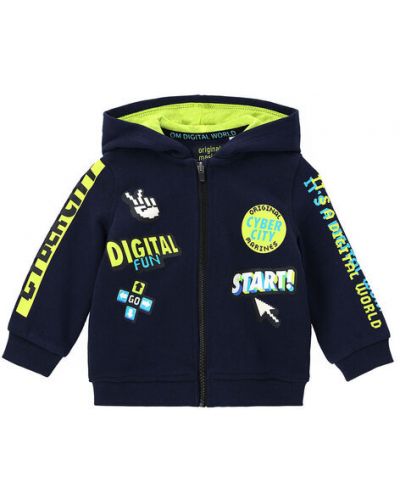 Original Marines Pulóver DCA0758NM Sötétkék Regular Fit