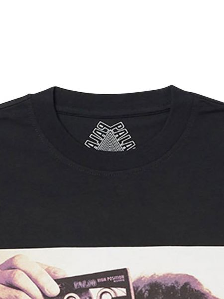 T-shirt avec manches courtes Palace noir