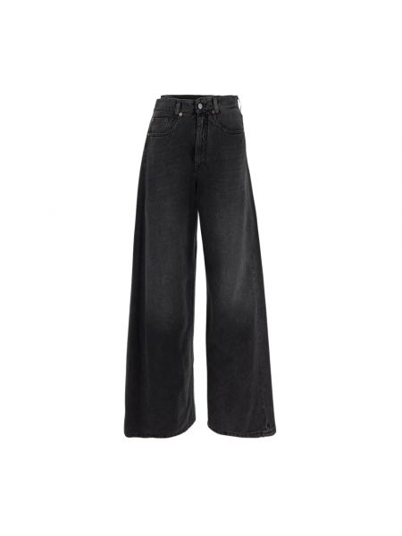 Czarne jeansy relaxed fit Mm6 Maison Margiela