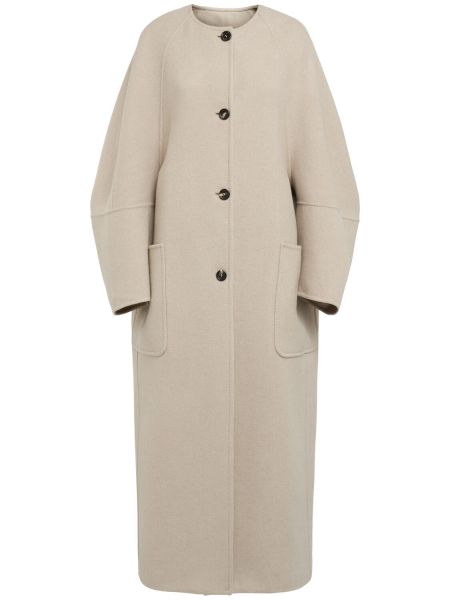 Lång kappa i kashmir Max Mara beige