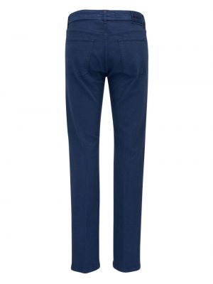 Slim fit skinny jeans aus baumwoll Kiton blau