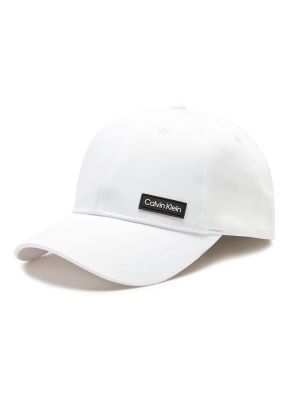 Cappello con visiera Calvin Klein bianco