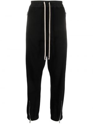 Памучни спортни панталони Rick Owens черно