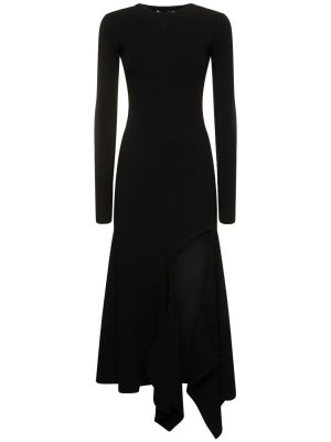 Jersey lang ermet dress Y/project svart