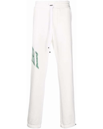 Pantalones de chándal con apliques Amiri blanco