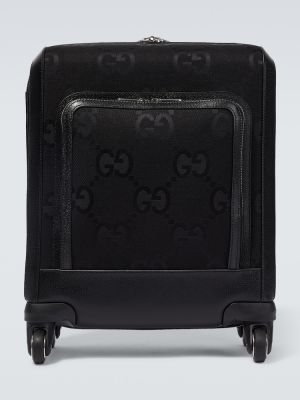 Памучни пътна чанта Gucci черно