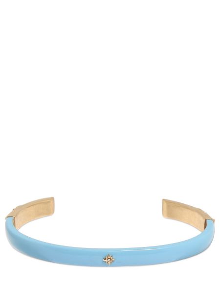 Manschett armband med kristaller med stjärnmönster Maison Margiela guld