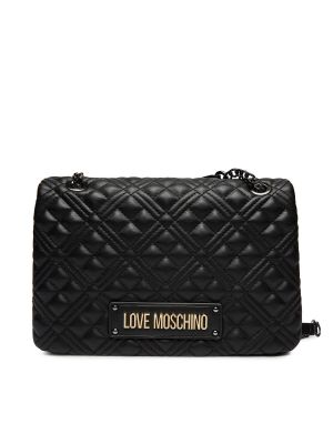 Pisemska torbica Love Moschino črna