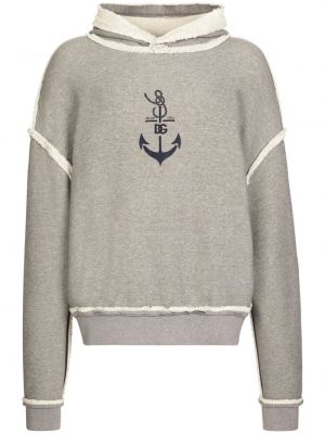 Raštuotas džemperis su gobtuvu Dolce & Gabbana