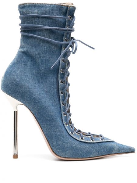 Обувки до глезена Le Silla синьо