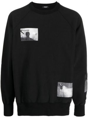 Raštuotas džemperis Undercover juoda