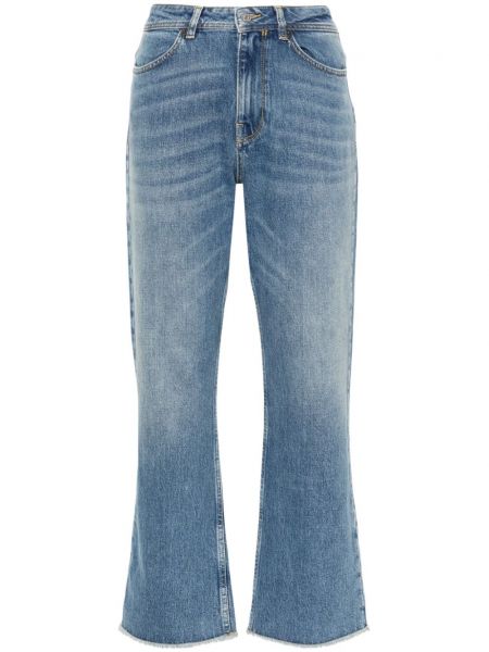 Jeans bootcut taille basse large Ba&sh bleu
