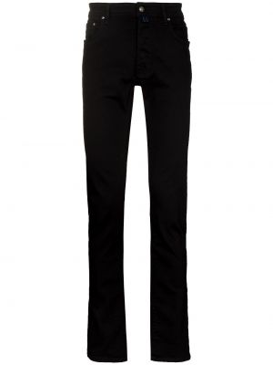 Smal skinny fit-jeans Jacob Cohën svart