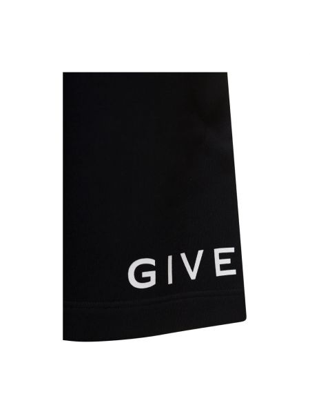 Pantalones cortos de algodón con estampado Givenchy negro