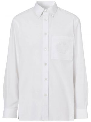 Camicia ricamata Burberry bianco