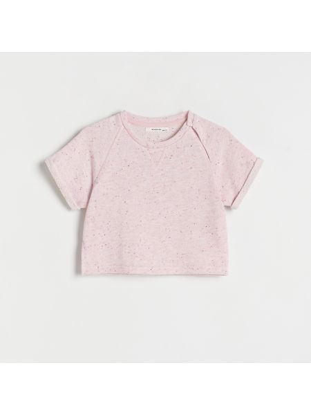 Pöttyös póló Reserved rózsaszín