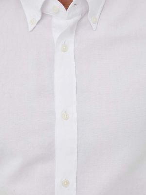 Pernata pamučna košulja s gumbima United Colors Of Benetton bijela