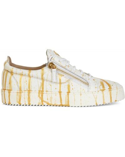 Trykt sneakers Giuseppe Zanotti hvit