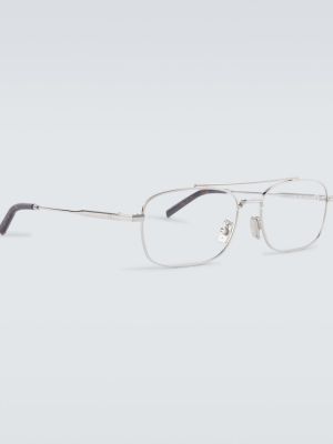 Okulary Dior Eyewear srebrne