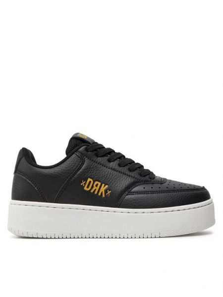 Sneakerși cu platformă Dorko negru