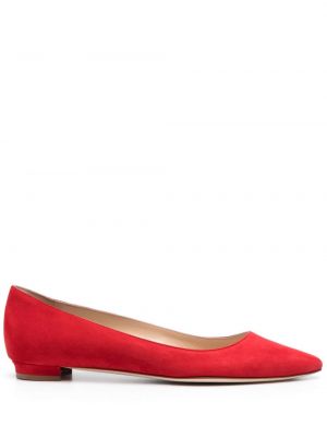Pantofi din piele Manolo Blahnik roșu