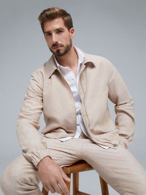 Giacca mezza stagione About You X Kevin Trapp beige