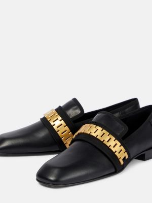 Pantofi loafer din piele Victoria Beckham negru