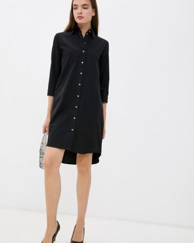 Платье-рубашка Mironi черное