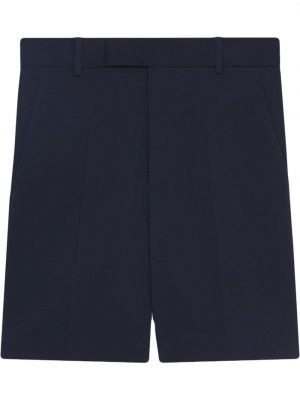 Pantalones cortos de cintura alta Gucci azul