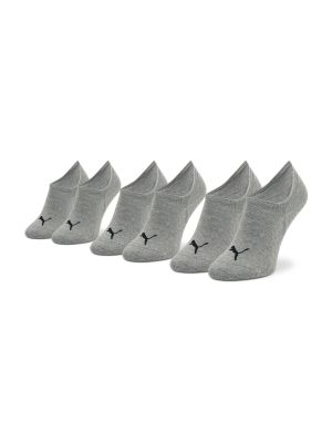 Samostojeće čarape s melange uzorkom Puma siva