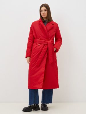 Утепленная демисезонная куртка Trendyangel красная