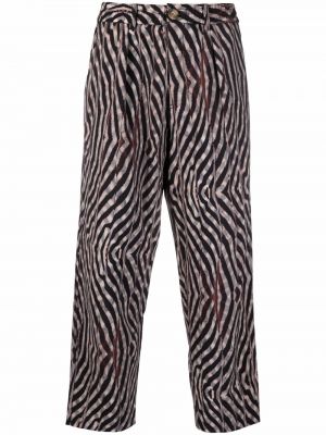 Gerade hose mit print mit zebra-muster Pierre-louis Mascia