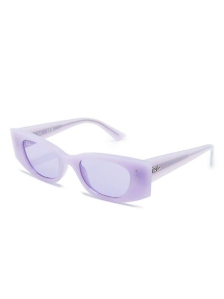 Oversized sluneční brýle Ray-ban fialové