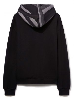 Bluza z kapturem bawełniana z nadrukiem Pucci czarna