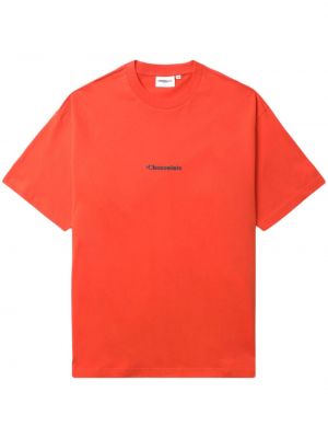 T-shirt aus baumwoll mit print Chocoolate rot