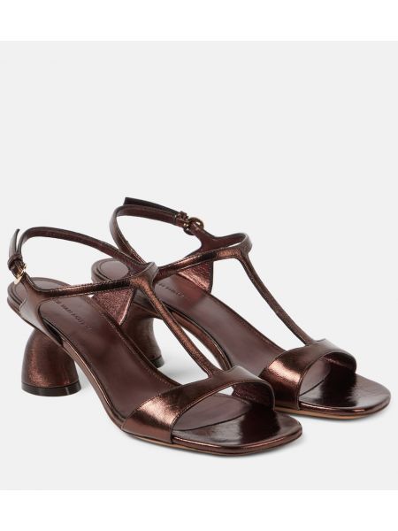 Slingback læder sandaler Dries Van Noten