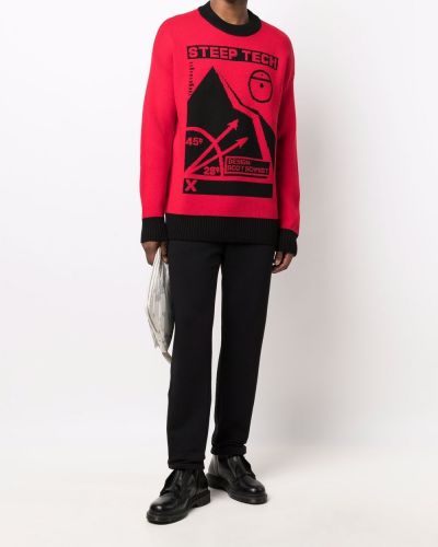 Sweter z wełny merino z nadrukiem The North Face Black Label