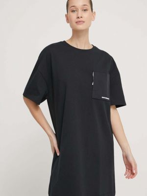 Sukienka mini bawełniana oversize Converse czarna