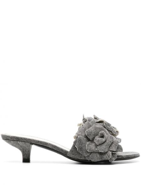 Kvetinové sandále Bimba Y Lola čierna
