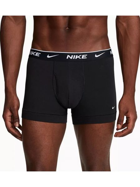 Хлопковые плавки Nike черные