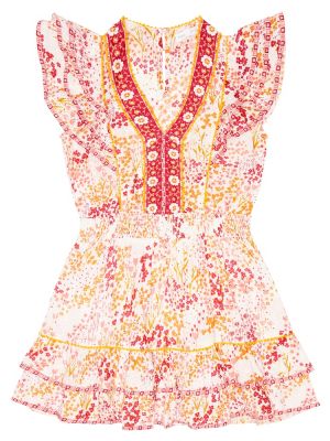 Floral dress for jenter Poupette St Barth Kids