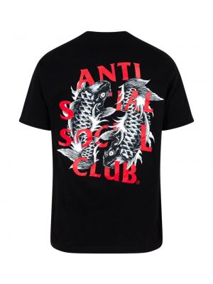 T-krekls Anti Social Social Club melns