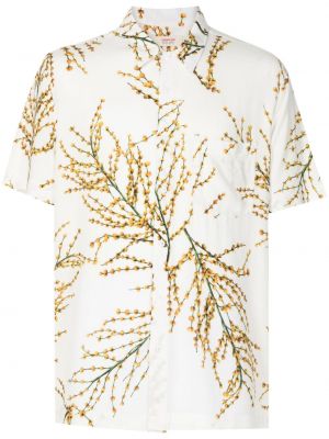 Риза на цветя с принт Osklen бяло