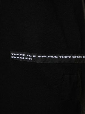 Džerzej bavlnená košeľa Rick Owens Drkshdw čierna