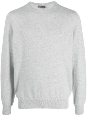Плетен кашмирен пуловер Colombo сиво