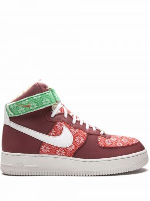 Joulu tennarit Nike Air Force 1 punainen