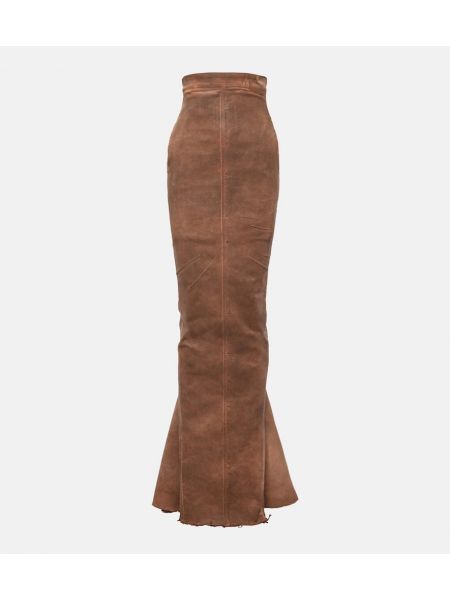 Džinsinis sijonas Rick Owens ruda