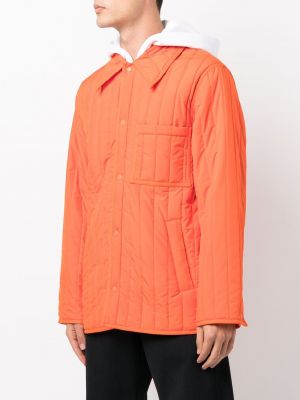 Pikowana kurtka puchowa 3.1 Phillip Lim pomarańczowa