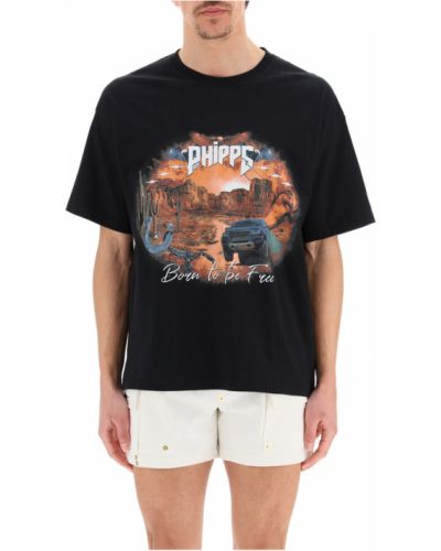 T-shirt Phipps, сzarny